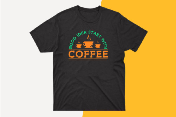 Coffee Quotes Svg T Shirt Design: Graphics for Print Templates