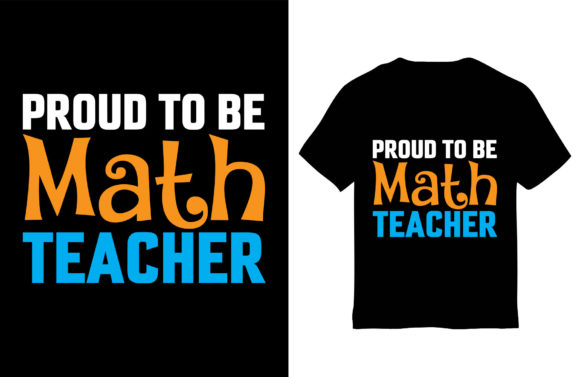 Math Teacher T-Shirt Design Graphics