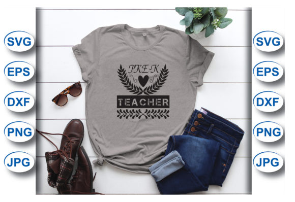 PRE-K Teacher T-shirt Graphics and T-Shirt Designs