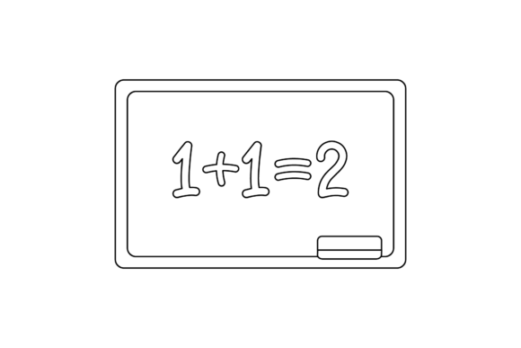 School Board Line Icon-58