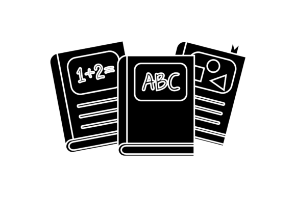 School Book Solid Icon-30: Graphics & Icons for Digital Sellers