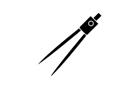 School Compass Tool Solid Icon-105 Graphics and Icons