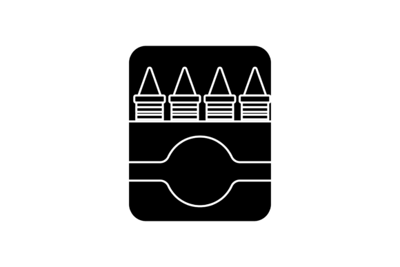 School Crayon Solid Icon-32: Graphics and Icons for Creative Projects