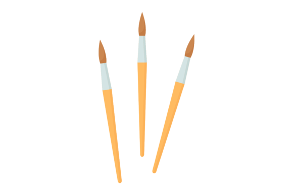 School Paint Brush Vector-124: Graphics for Creative Projects