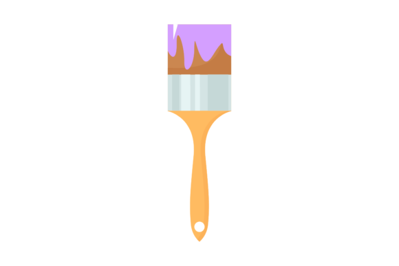 School Paint Brush Vector-126