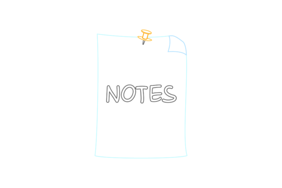 School Paper Notes Color Line Icon-78 Graphics and Icons