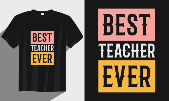 Teacher T Shirt Design: A Polished Graphic Asset for Print Templates