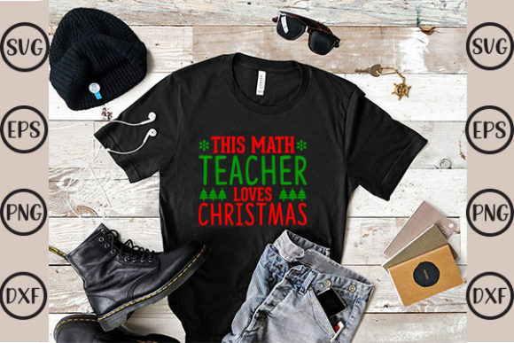 This Math Teacher Loves Christmas Graphics